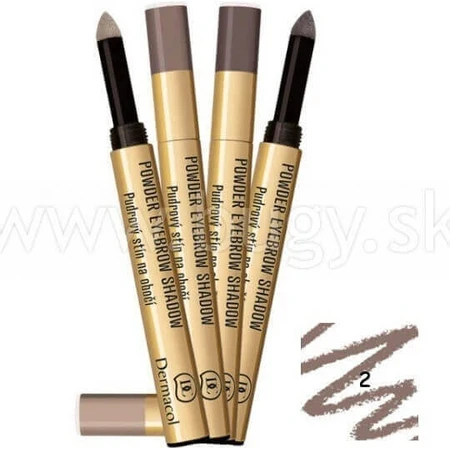 Тіні для брів Dermacol Powder Shadow № 2 1×1 г, водостійкі: ціни та характеристики