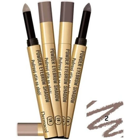 Тіні для брів Dermacol Powder Shadow № 2 1×1 г, водостійкі: ціни та характеристики