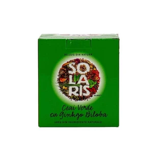 Зелений чай з гінко білоба 20дз SOLARIS