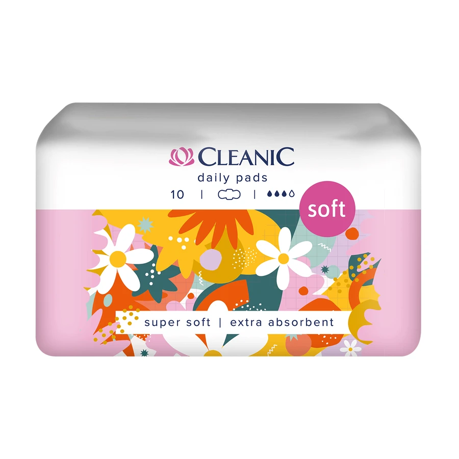 Cleanic Мягкие, гигиенические полотенца, с крылышками, день, 10 шт.: цены и характеристики
