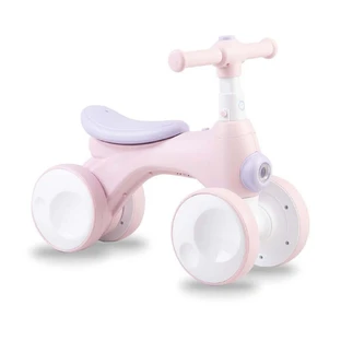 Велосипед зі світлом, звуком і розсіювачем повітряних кульок Tobis, Pink, Momi