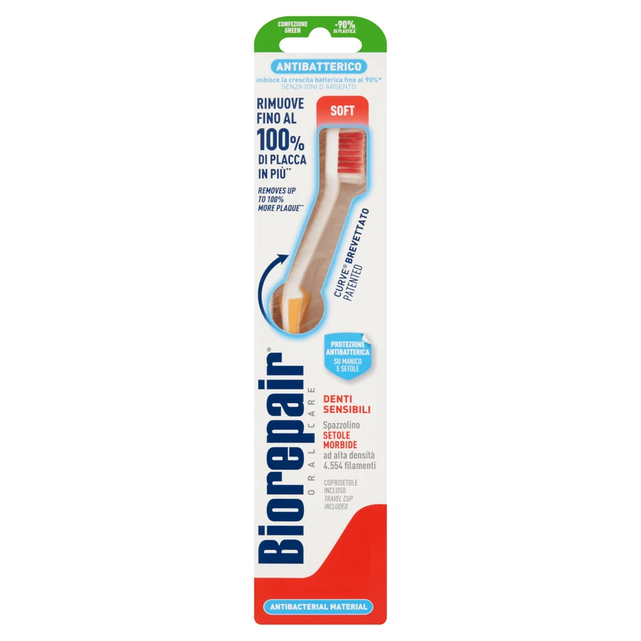 Biorepair Curve, вигнута зубна щітка, щітка для зубів, слюда, 1 шт.: ціни та характеристики