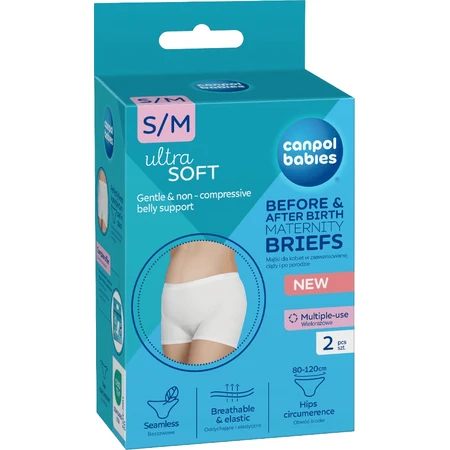 Canpol babies Брюки для беременных и послеродовые брюки 2в1 S/M 2 шт.: цены и характеристики