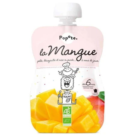 POPOTE Органические капсулы манго 120 г, 6+ 1×120 г: цены и характеристики