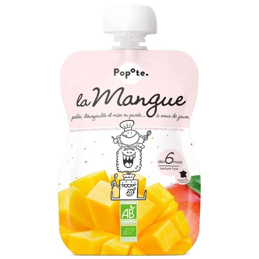 POPOTE Органические капсулы манго 120 г, 6+ 1×120 г: цены и характеристики