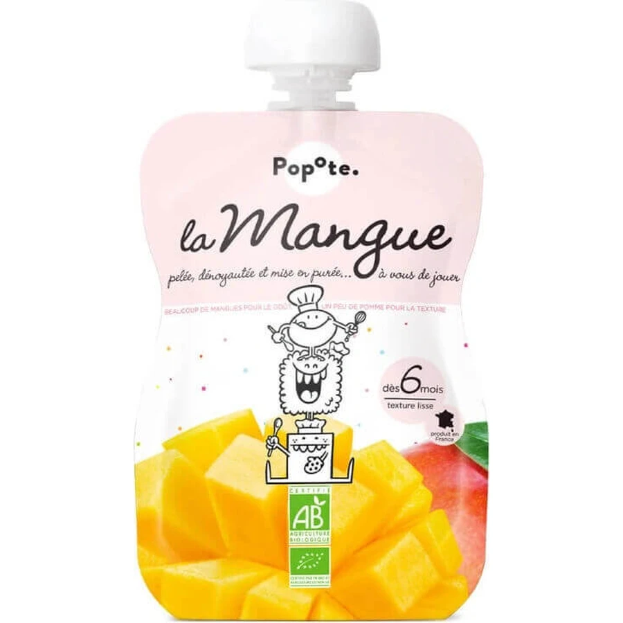 POPOTE Органические капсулы манго 120 г, 6+ 1×120 г: цены и характеристики