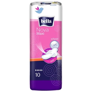 Гігієнічні прокладки Bella Nova Maxi, 5 крапель, 10 шт.