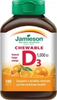 JAMIESON VITAMIN D3 1000 МО ПОМАРАНЧЕВИЙ 1×100 табл, вітамін D3, помаранчевий