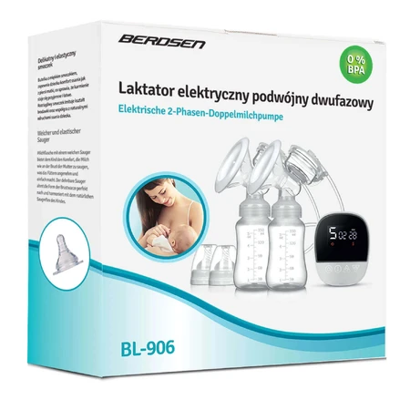 Berdsen BL-906, электрический молокоотсос, двойной, двухфазный: цены и характеристики
