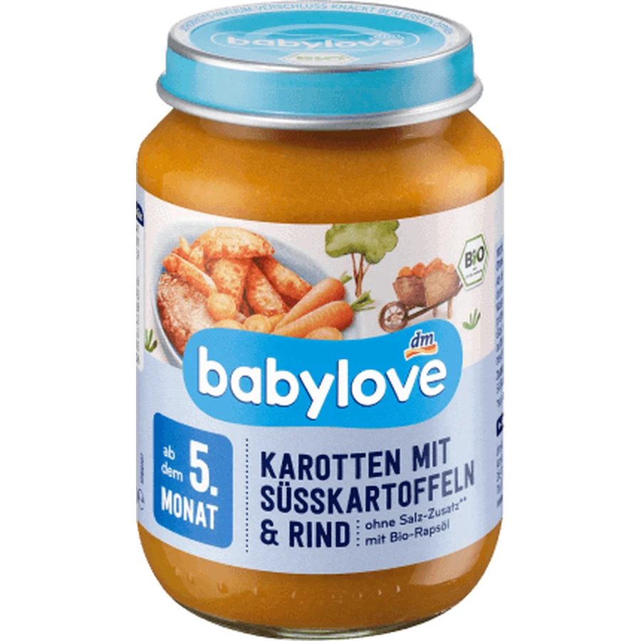 Морковь Babylove, сладкий картофель с витамином 5+ ECO, 190 г: цены и характеристики