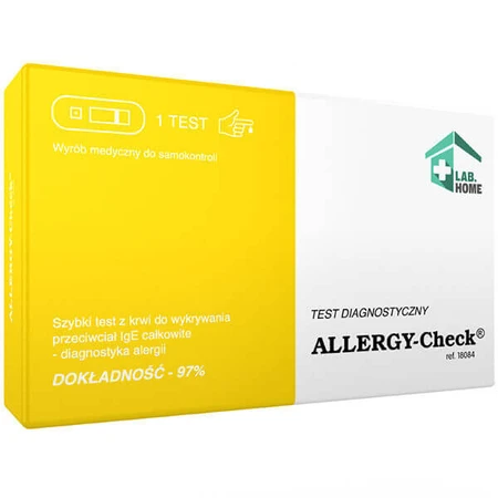 LabHome Allergy-Check, аналіз крові на антитіла IgE, діагностика алергії, 1 шт.: ціни та характеристики