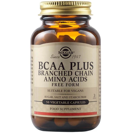 BCAA PLUS, 50 капсул, Solgar: цены и характеристики