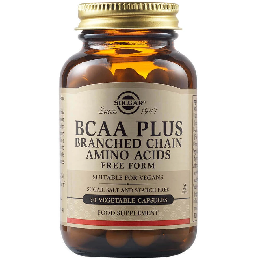 BCAA PLUS, 50 капсул, Solgar: цены и характеристики