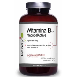 Вітамін В12 (метилкобаламін) MecobalActive (300 капс.), Kenay