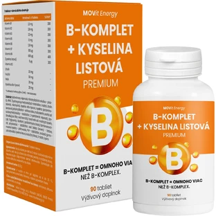 MOVit Energy B-Complex + Фолиевая кислота PREMIUM 90 таблеток