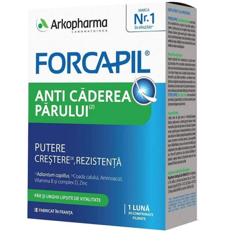 Форкапил Arkopharma Forkapil- Anti Pr Pril Anti Wrinkle, против выпадения волос, 30 таблеток: цены и характеристики
