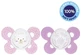 Пустышка Chicco Physio Comfort силиконовая - мака/тело 6-16м 2 шт