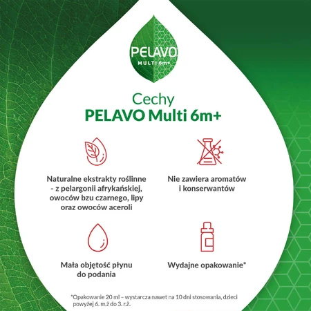 Pelavo Multi 6m+, капли для младенцев и детей старше 6 месяцев, 20 мл СКОРОЙ ДАТЫ: цены и характеристики