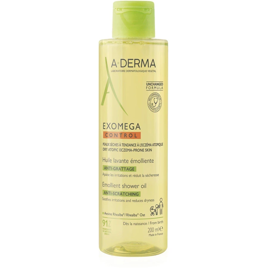 Олія для душу A-Derma Exomega Control Control 200 мл: ціни та характеристики