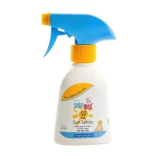 Дитячий дерматологічний сонцезахисний спрей Sun Care SPF 50, 200 мл, Sebamed