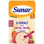 Sunar mliena kaa с 8 злаками клубника, малина 210 г: цены и характеристики