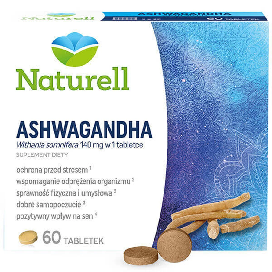 Naturell Ashwagandha, 60 таблеток: цены и характеристики