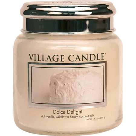 Village Candle Ароматична свічка в склі - Dolce Delight - Velvet Delight, середня 1×1 шт, ароматична свічка в склі: ціни та характеристики