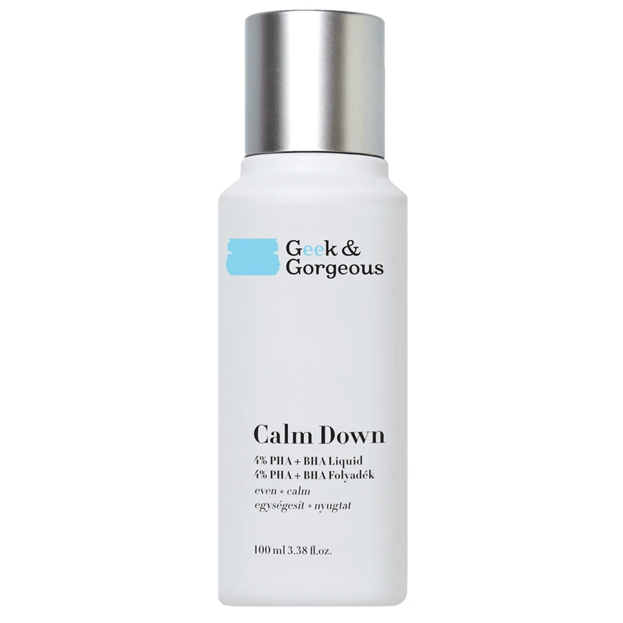 Geek & Gorgeous Calm Down, мягкое отшелушивающее средство с 4% PHA + BHA кислотами, 100 мл: цены и характеристики