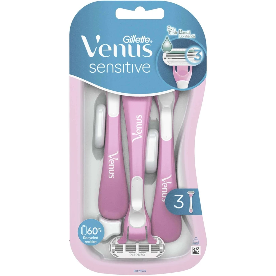 Одноразовые бритвы Venus Sensitive для женщин, 3 штуки, Gillette: цены и характеристики