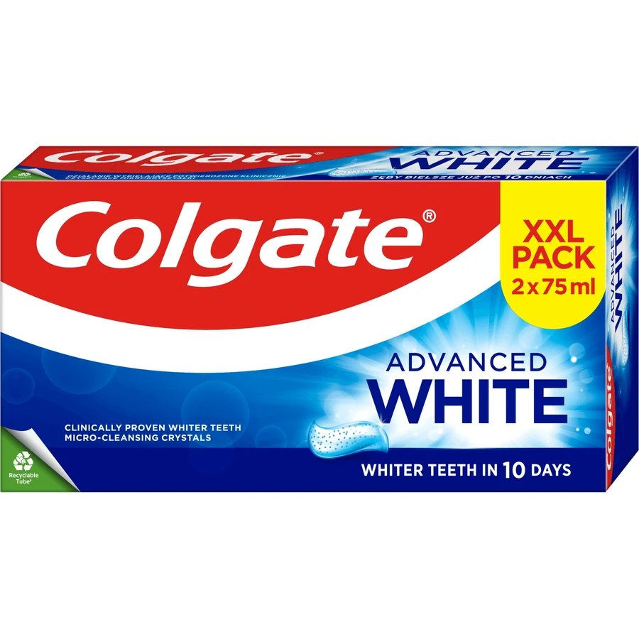Colgate Advanced Whitening Toothpaste 2 x 75 мл: цены и характеристики