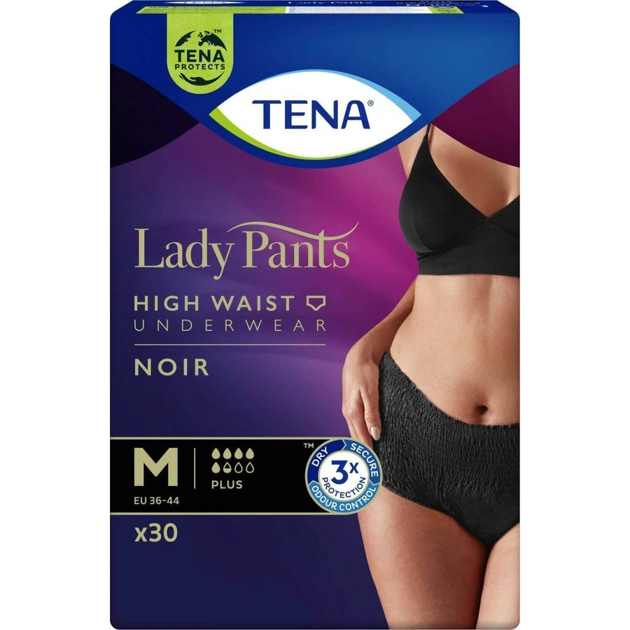 Tena Lady Pants Plus Noir Medium Трусы от недержания 30 шт.: цены и характеристики