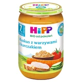 Пюре HiPP Dish Bio Кускус с овощами и курицей, после 7 месяцев, 220 г 