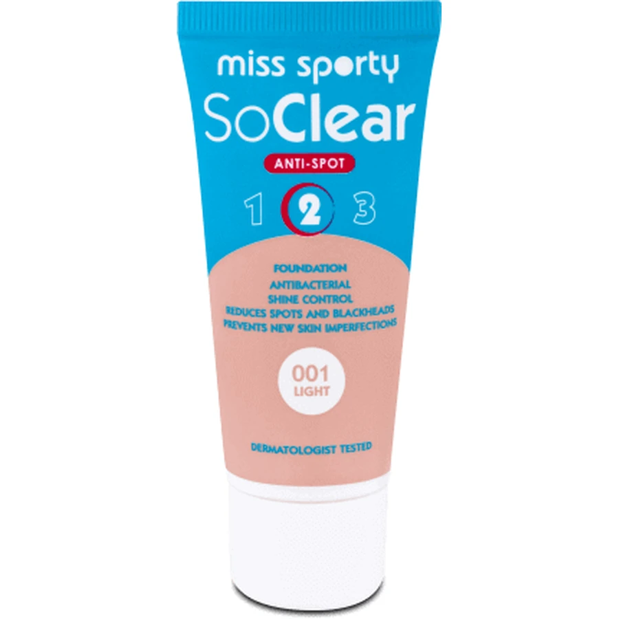 Miss Sporty So Clear foundation 001 Light: цены и характеристики