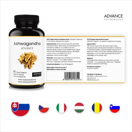 Advance Ashwagandha 90 капсул: цены и характеристики