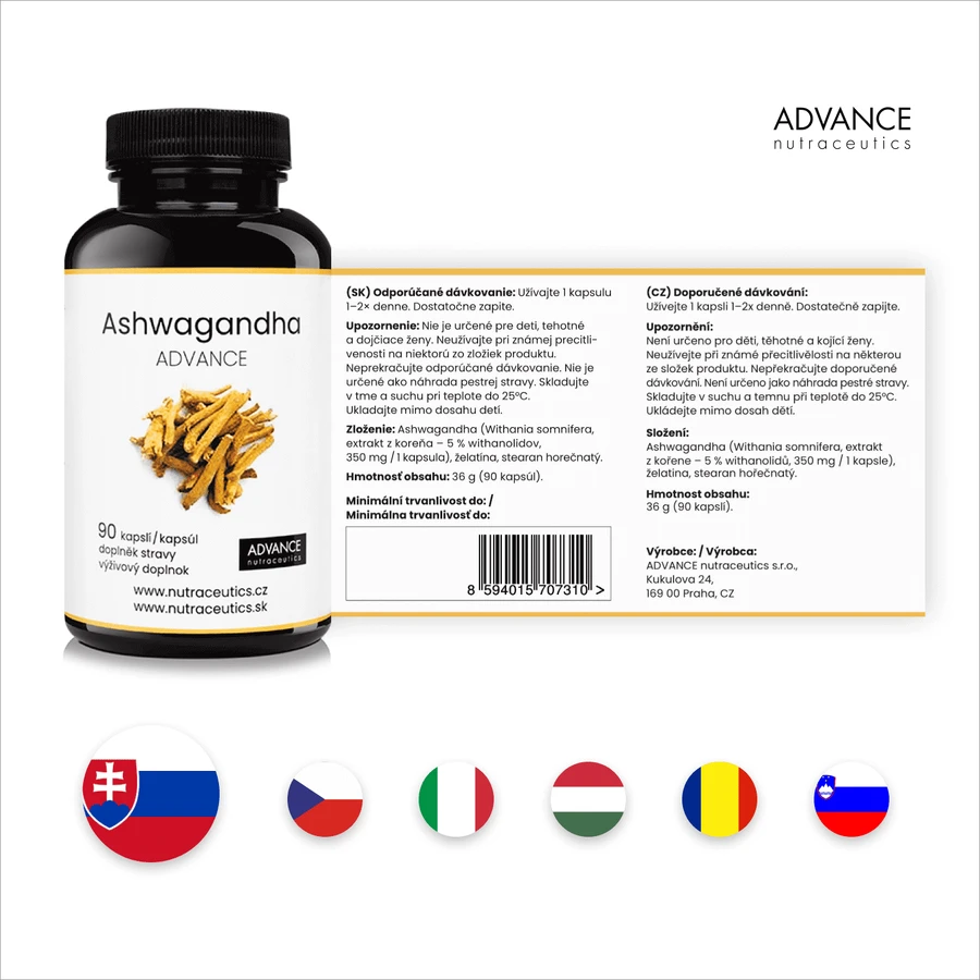 Advance Ashwagandha 90 капсул: цены и характеристики