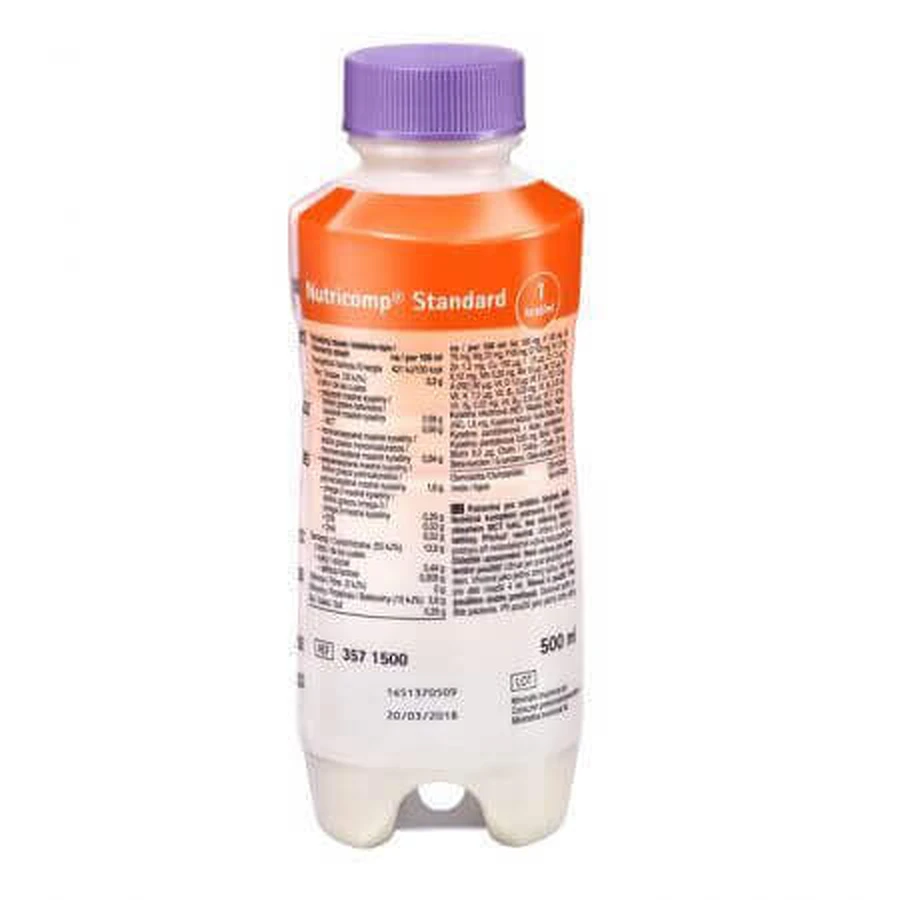 Nutricomp Standard Neutral, 1,0 ккал/мл, 500 мл, B. Braun: ціни та характеристики