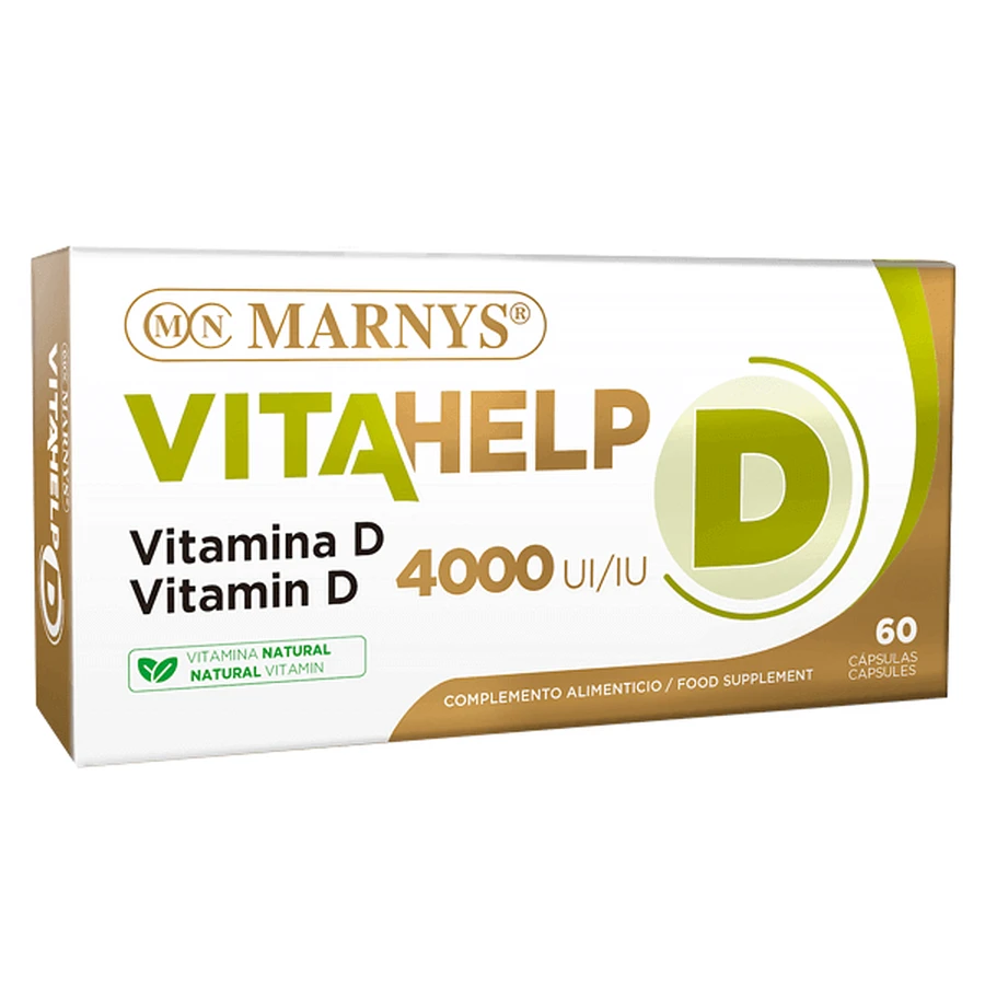 Vitahelp Вітамін D 4000 МО, 60 капсул, Marnys: ціни та характеристики