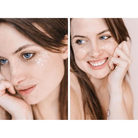 Министерство хорошего мыла Facegroovin' Eco Glitter, био-глиттер для украшения тела и лица, морозный, 10 г: цены и характеристики