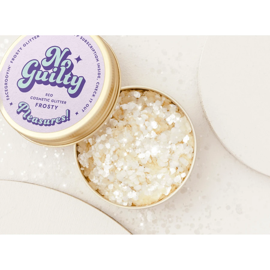 Министерство хорошего мыла Facegroovin' Eco Glitter, био-глиттер для украшения тела и лица, морозный, 10 г: цены и характеристики