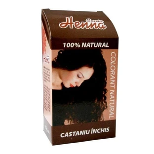 Натуральная краска для окрашивания Sonia Henna темно-коричневая, 100 г, Kian Cosmetics