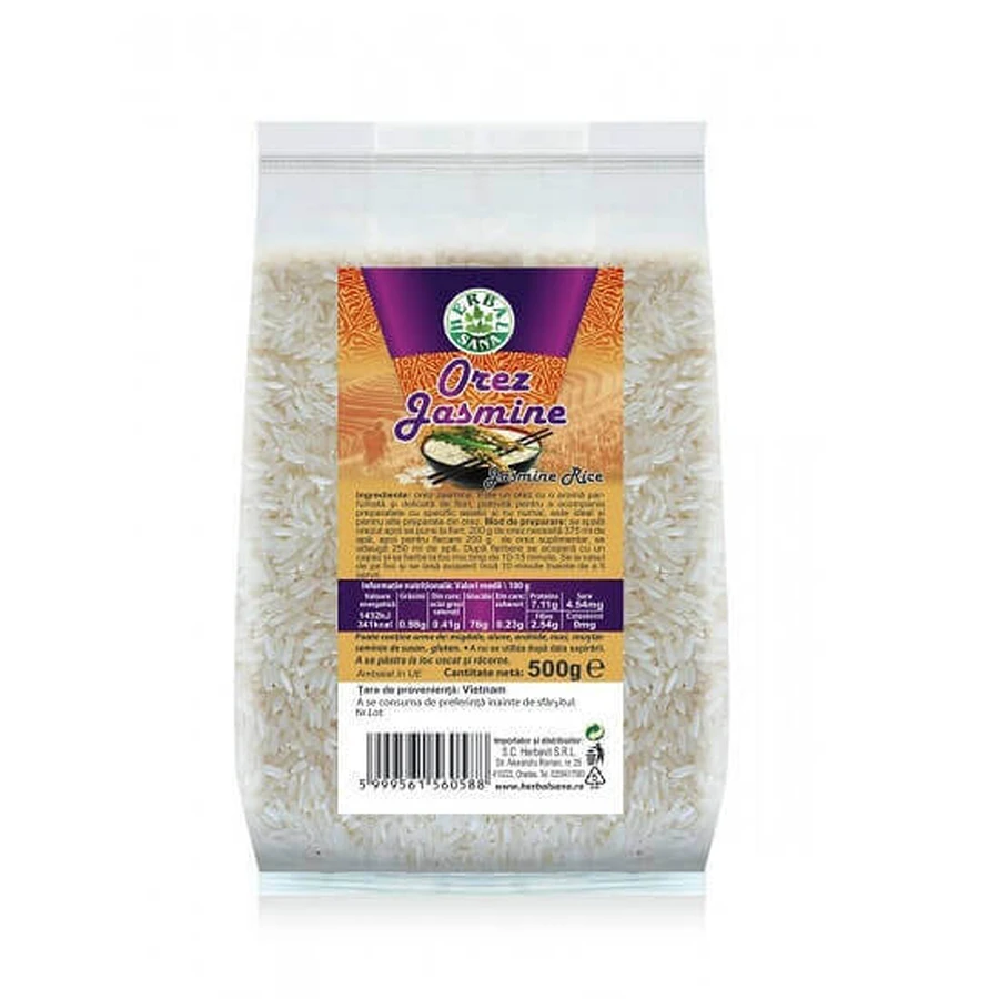 Рис жасминовый, 500 г, Herbal Sana: цены и характеристики