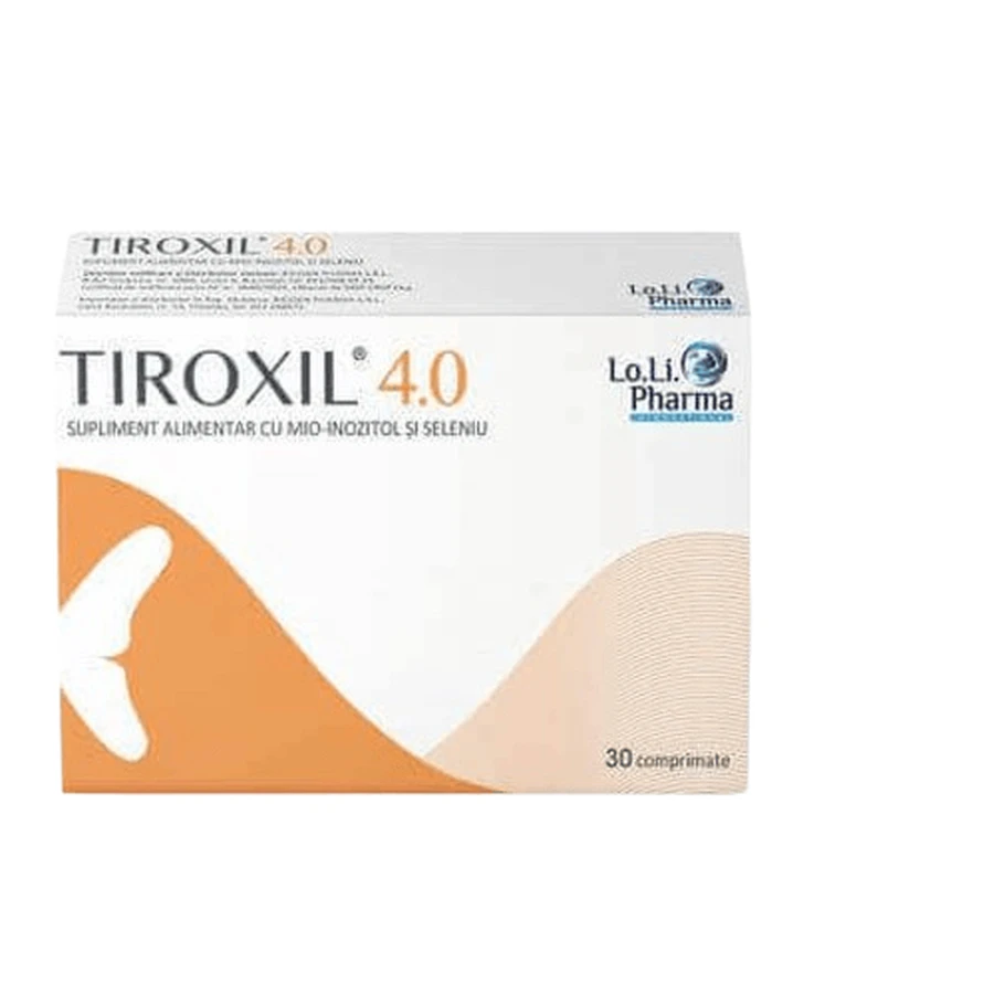 Тироксил 4.0 Loli Pharma Tiroxil 4.0, 30 таблеток: ціни та характеристики