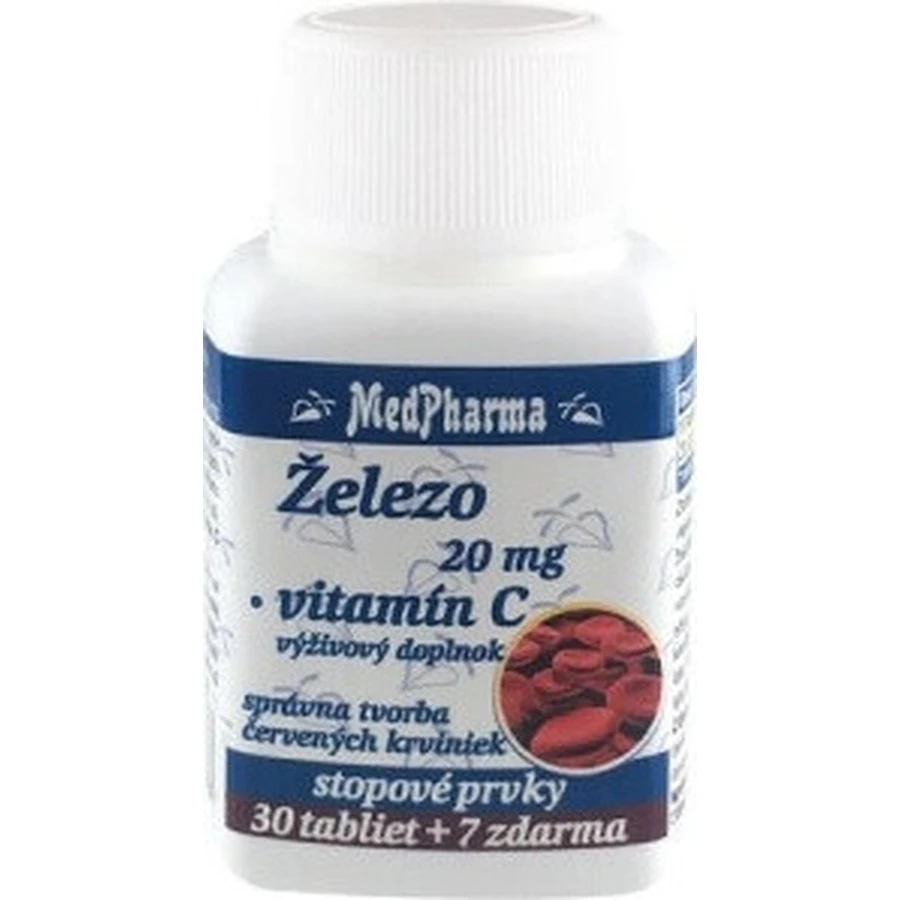 MedPharma ELEZO 20MG + Vit. C 1×37 табл, элезо: цены и характеристики