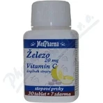 MedPharma ELEZO 20MG + Vit. C 1×37 табл, элезо: цены и характеристики