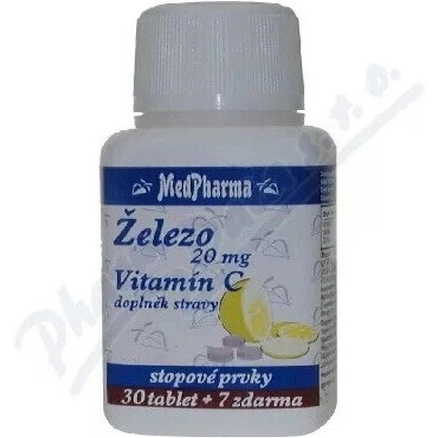 MedPharma ELEZO 20MG + Vit. C 1×37 табл, элезо: цены и характеристики