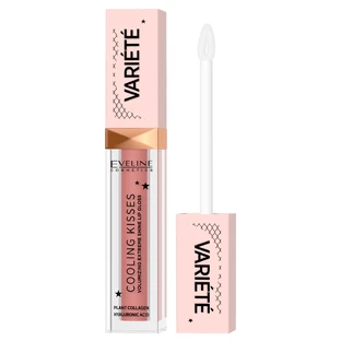 Eveline Cosmetics Variete Cooling Kiss, Блиск для губ з ефектом ходи, №03, 6,8 мл