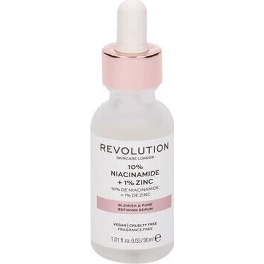 Сироватка для очищення шкіри від плям і пор Revolution Skincare - 10% ніацинамід + 1% цинк 1×1 шт.: ціни та характеристики