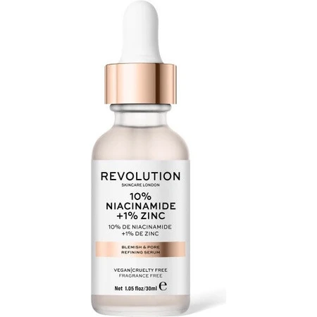 Сироватка для очищення шкіри від плям і пор Revolution Skincare - 10% ніацинамід + 1% цинк 1×1 шт.: ціни та характеристики