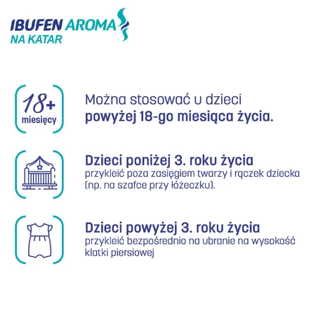 Ibufen Aroma Na Katar, ароматичний пластир, після 18 місяців, 5 шт.: ціни та характеристики
