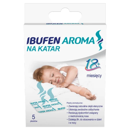 Ibufen Aroma Na Katar, ароматичний пластир, після 18 місяців, 5 шт.: ціни та характеристики